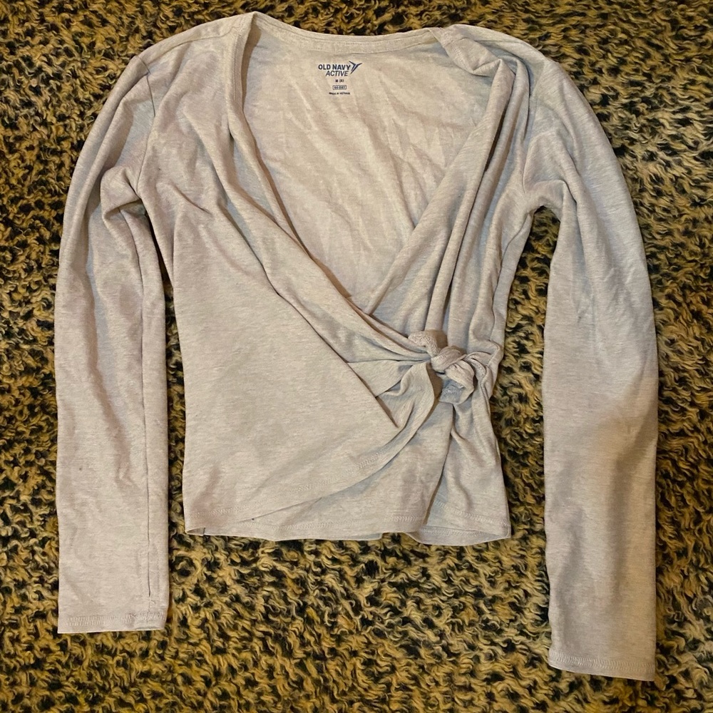 balletcore wrap top